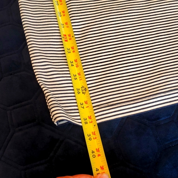 Zara Trafaluc striped bodycon dress medium - Picture 6 of 7